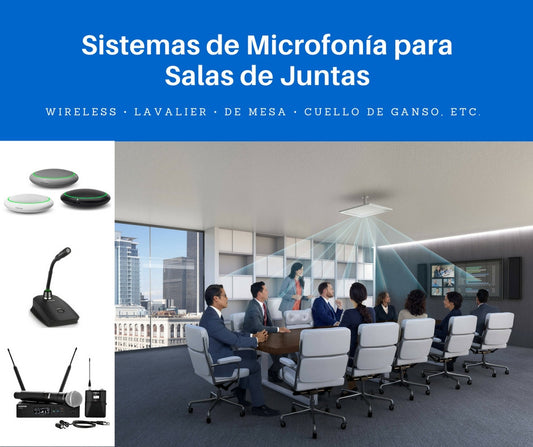 Sistemas de Microfonía para Salas de Juntas