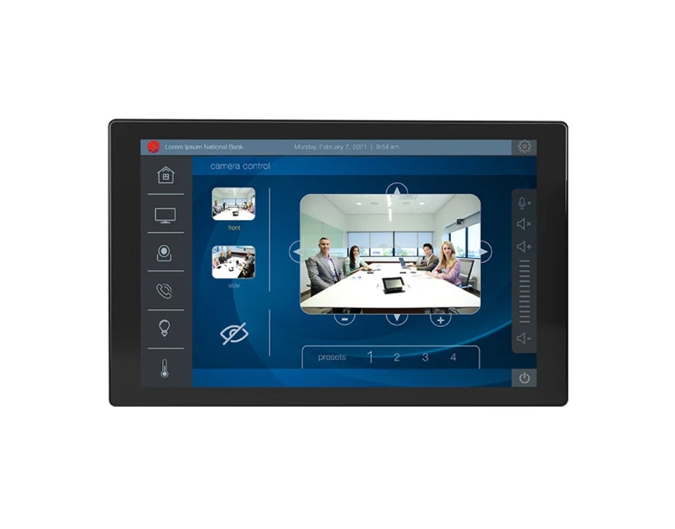 Automatización video touch panel QSC